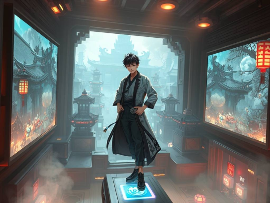 奇迹MU私服觉醒角色壁纸，视觉盛宴与情怀交织的奇幻之旅